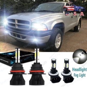 Combo 9007 faros LED + 881 faros antiniebla kit WX para Dodge Dakota 2001-2004 - Imagen 1 de 12