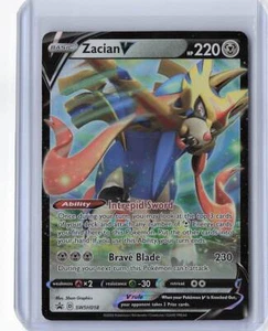 SWSH: Sword & Shield Promo Cards #SWSH018 Zacian V Pokemon - Picture 1 of 2