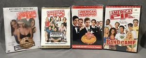AMERICAN PIE 4 FILMSAMMLUNG unbewertet BRANDNEU AP: 1 2 Hochzeitsband Camp DVD - Bild 1 von 9