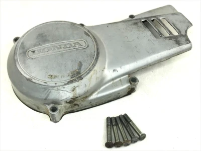 80 Honda XL80S XL 80 75 Engine Ignition Stator Cover Left Case 9-J - Image 1 of 4