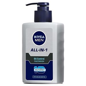 Nivea Men Face Wash, Oil Control For 12Hr Oil Control With 10X Vitamin C, 150ML