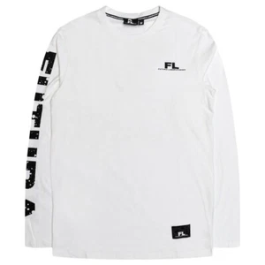 FUTURA 2000 LABORATORIES MEN SPLATTER LONG SLEEVE TEE (WHITE) - Picture 1 of 3