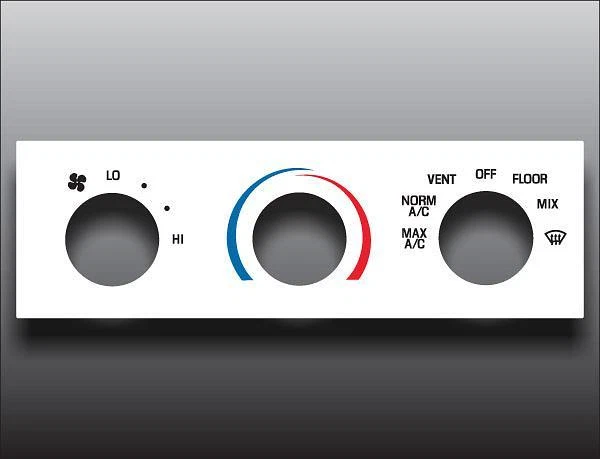 Ford Crown Victoria 1998-2005 calefacción superpuesta blanca climatización Foto 1 de 1