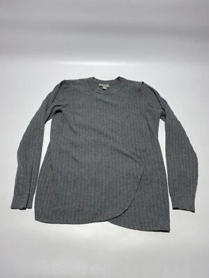 Suéter Asos Feminino Tamanho 6 Cinza Envoltório Estilo Frontal Envolto - Imagem 1 de 4