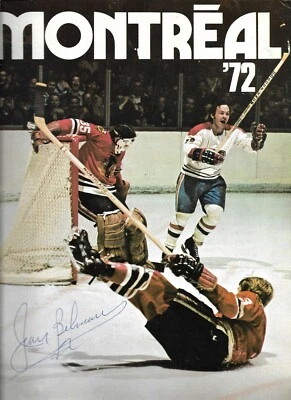 Canadiens - Flyers 19.02.1972 NHL Official Program Jean Beliveau Autograph - Image 1 of 2