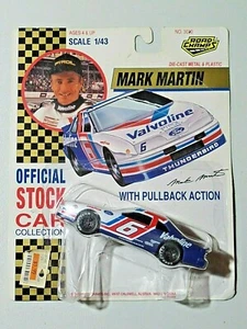 Road Champs MARK MARTIN No. 6 Valvoline Nascar 1/43 Diecast Pullback Race Car - Picture 1 of 8