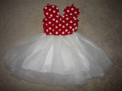 Disfraz de Minnie Mouse elegante divertido para vestir - Talla SM-3 CAPAS FALDA -- OREJAS TOP Foto 1 de 3