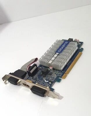 ASUS Gigabyte Nvidia GeForce 210 1GB DDR3 Graphics Card -HDMI VGA DVI - Image 1 of 4