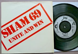 SHAM 69 Unite And Win / I'm A Man 7" Single Polydor 2059 259 UK 1980 EX(+) - Picture 1 of 6