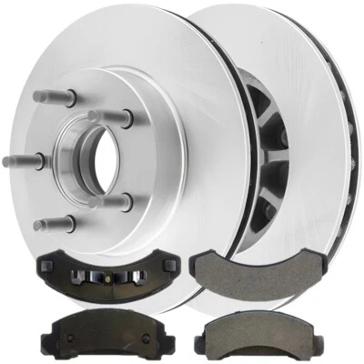 Rotores de freno delanteros ventilados y pastillas de cerámica para Ford Explorer 92-91; 276 mm (4x4) Foto 1 de 4