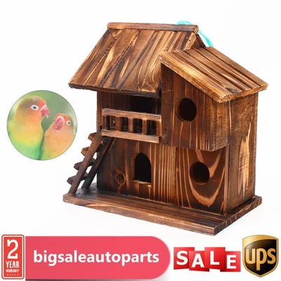 Squirrel House Nesting Box Bird Nature Animals Safety Wooden Nest Protector - Image 1 of 4