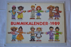 alter DDR-Bummikalender 1989 für Kinder zum Basteln und Ausschneiden 14 Blatt - Bild 1 von 21