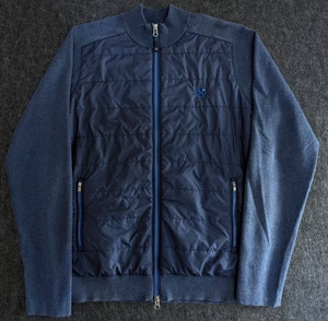 Peter Millar Crown Comfort Hybrid Golf Jacket Navy Blue Mens Large Quail Hollow - Picture 1 of 12