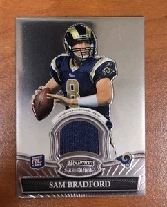 2010 Bowman Sterling Relics Sam Bradford #BSR-SB Rookie RC - Picture 1 of 4