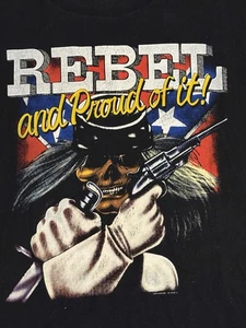 Y2K Rebel & Proud Of It - USA Biker T-Shirt - Bild 1 von 3