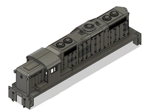 HO Scale - AS-16m "Buffalo" High Hood with DB Locomotive Shell - Picture 1 of 5