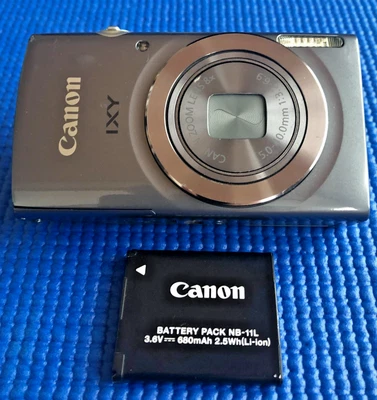 Canon IXY 160 PowerShot ELPH 165IS IXUS 165 Digital Camera Silver F/S From Japan - Image 1 of 4