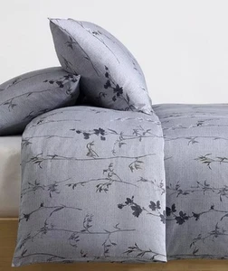 Calvin Klein "Dusk Wildflower" 3 Piece KING Duvet Set W/Shams, Purple, New! - Imagen 1 de 9