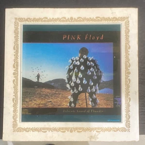 Vtg Pink Floyd Carnival Prize Mirror Glass  Delicate  Sound Of Thunder 6" x 6" - Picture 1 of 2