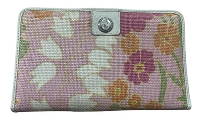 Spartina Daufuskie Island Wallet Natural Linen Leather NWOT - Image 1 of 4