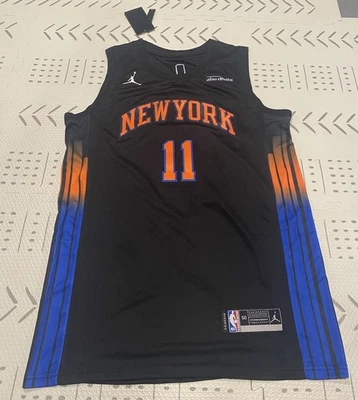 Camiseta negra 2025 New York Knicks Statement Edition - L nueva con etiquetas Jalen Brunson #11 Foto 1 de 4