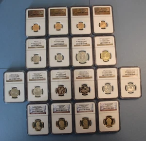 PF70 DCAM 2009-S Lincoln Cent Bicentennial NGC all 18 Coin Proof Set! - Picture 1 of 10