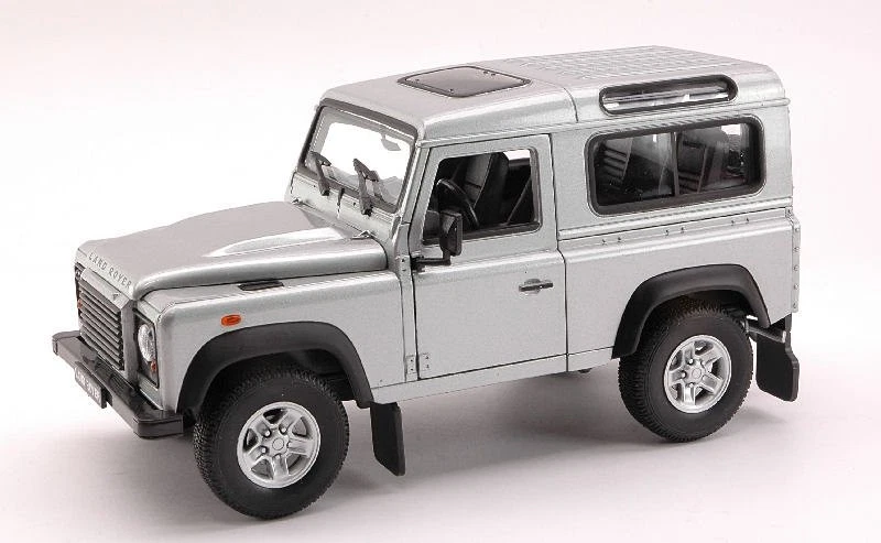 Land Rover Defender 90 1984 Silver 1:24 WELLY 2092S - Immagine 1 di 1