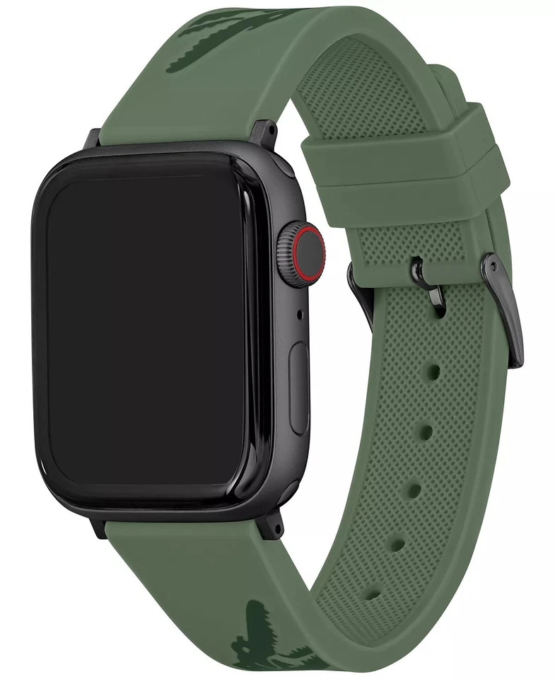 Lacoste Watch Band Green Apple Compatible 42-44mm ORG