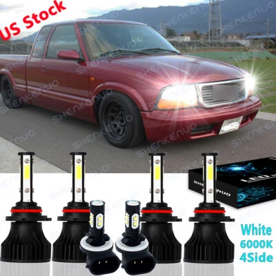 Combo 9005 9006 faros LED + 881 faros antiniebla 6x para GMC Sonoma 1998-2004 Foto 1 de 4