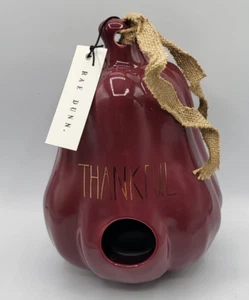 Rae Dunn de Magenta - Gourd Birdhouse - Cosecha - Nuevo con etiquetas - Imagen 1 de 6
