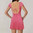 Women's Sexy Club Backless Mini Dress 2024 Summer Floral Maxi Dresses For Women