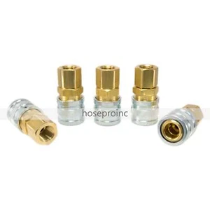 5 Stück 1/4 NPT Luftschlauch Armaturen M Style Werkzeug Leitung Kompressor Bau Stecker - Bild 1 von 6