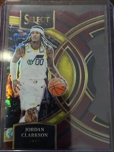 2023-24 Panini Select #168 Jordan Clarkson Premier troquelado granate/175 - Imagen 1 de 2