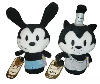 Hallmark Itty Bittys Oswald & Pete Steamboat Willie Disney NWT Plush Stuffed Toy