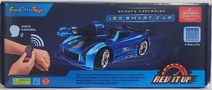 Fun Little Toys Remote Control Led Smart Car With Voice Control Ages 6 Plus - Picture 1 of 4