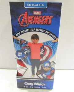 Marvel Captain American Twin Cozy Wings Throw Bed Blanket - Red - Picture 1 of 3