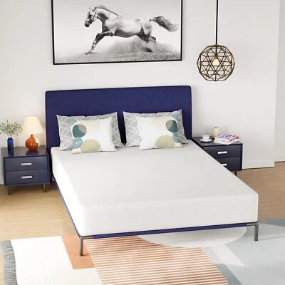 10 Inch Mattress Gel Memory Foam Mattress in A Box, Medium-Firm Mattress Bed - Image 1 of 4