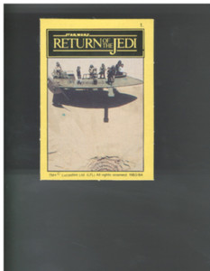 A7848- 1983 Star Wars Retour De Jedi Fabrieken -vous Pic- 10 + Gratuit US Bateau