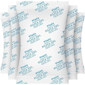 50g Gram - 20 Pack Silica Gel Desiccant Moisture Absorber Humidity Packs Food - Picture 1 of 8