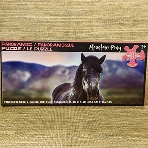 Panoramic Jigsaw Puzzle, Mountain Pony, 101 Pieces, Age 5+ - Picture 1 of 3
