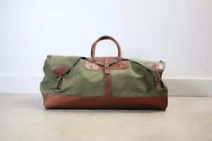 Vintage Gokeys large canvas and leather duffle bag travel hunting - Picture 1 of 9