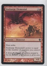 2010 Magic: The Gathering - Rise of Eldrazi Foil Soulsurge Elemental #163 0a1