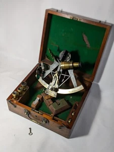 RARE Troughton & Simms c1833 Ships Navigation Sextant Owned by British Admiralty - Picture 1 of 24