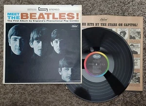 Beatles SEHR SELTENE AUSGABE 1966 "MEET THE BEATLES" STEREO-LP MIT 10 BMI-CREDITS! - Bild 1 von 6