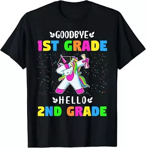 Goodbye First Grade hello second grade Unicorn Girls T-Shirt Hoodie - Picture 1 of 19