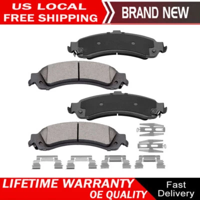 Rear Ceramic Brake Pad Kit for Chevy Tahoe 2000 2001 2002-2006 GMC Yukon XL 1500 - Image 1 of 4