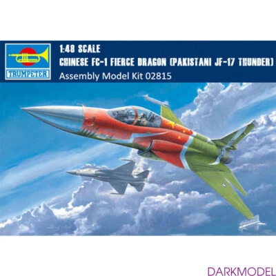 Trumpeter Chinese Fierce Dragon FC-1 02815 1/48(Pakistani JF-17 Thunder) Fighter - Image 1 of 4