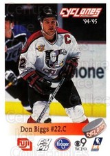 1994-95 Cincinnati Cyclones #3 Don Biggs
