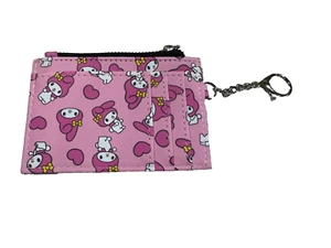 Sanrio Hello Kitty Allover Print My Melody Pink Cardholder With Keychain - Picture 1 of 3