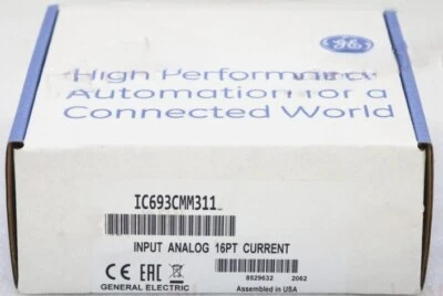 New In Box GE IC693CMM311 Fanuc Communications Control Module IC693CMM311 - Image 1 of 3